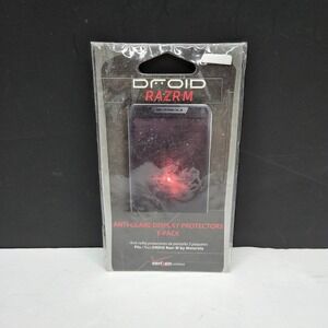 Motorola Droid Razr M Screen Protector 3-Pack Anti-Glare Matte Verizon XT907 New